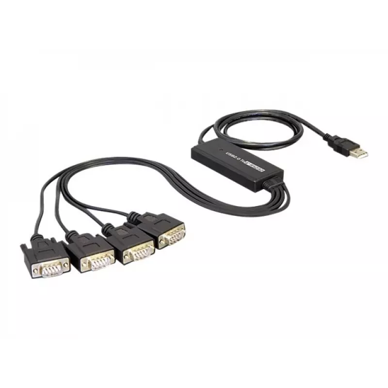 DeLock USB2.0 > 4 x Seriell Adapter - Seriell Adapter - USB - RS-232 x 4 (61887)