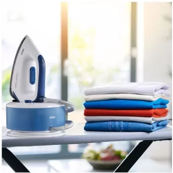 Braun CareStyle Compact IS 2143 BL 2400 W 1,5 L EloxalPlus-Bügelsohle Blau, Weiß