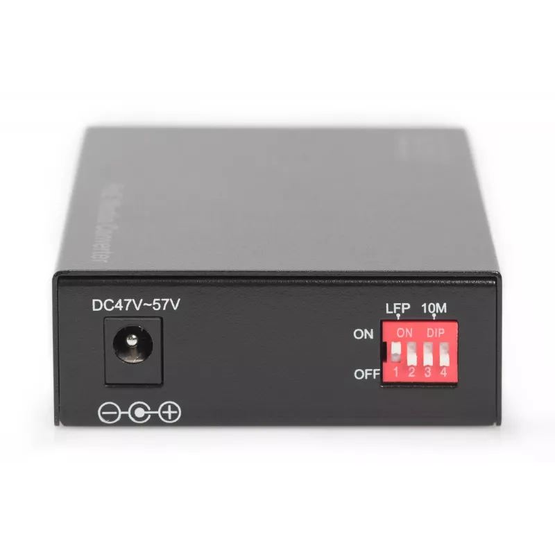 Digitus Gigabit-PoE-Medienkonverter, RJ45 / SC, MM, PSE