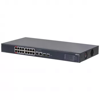 Dahua Technology SG4020LP Netzwerk-Switch Managed L2 Gigabit Ethernet (10/100/1000) Power over Ethernet (PoE) Schwarz