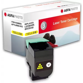 Toner-Kartusche AgfaPhoto APTL800X4YE Gelb — Reichweite 4000 Seiten, 1 Stück
