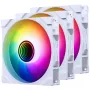 PHANTEKS M25 Gen2 PWM D-RGB 140mm Reverse-Blade 3er-Pack - Weiß