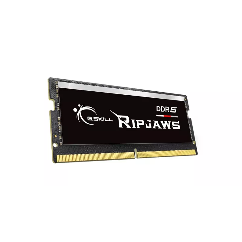 SO-DIMM 16 GB DDR5-5600, Arbeitsspeicher schwarz, F5-5600S4645A16GX1-RS, Ripjaws , INTEL XMP