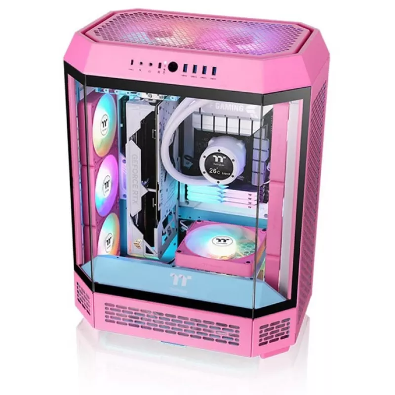 Lüfter THERMALTAKE CT140 EX Reverse ARGB Sync 140 mm, 500–1800 RPM, Pink, 3 Stück