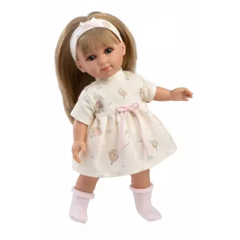 Puppe Llorens Elena 35 cm — realistische Merkmale, weicher Körper