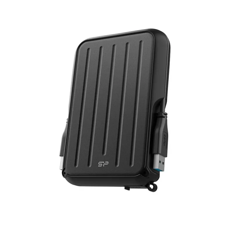 Externe Festplatte Silicon Power 5 TB USB 3.2 Gen 1 (Typ-A) A66, Schwarz, Stoßfest