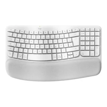 Logitech Wave Keys Tastatur Büro RF Wireless Bluetooth QWERTZ Deutsch Weiß