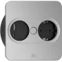 Steckdose Typ F + USB A + USB C Bachmann 946.105 Edelstahl