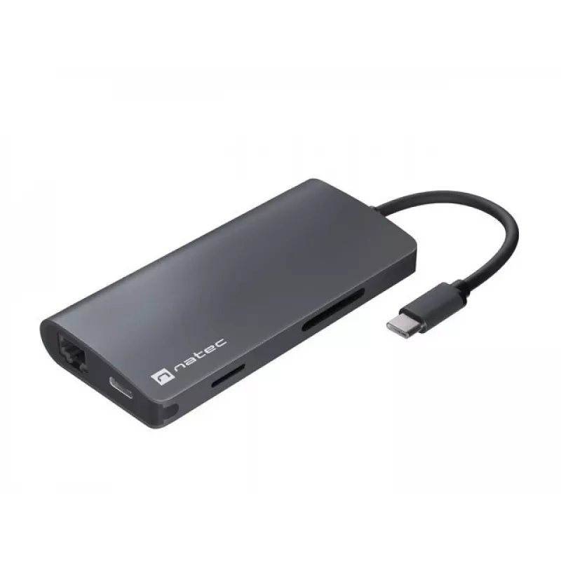 Dockingstation NATEC NMP-2162 USB 3.2 Gen 1 Type-C Grau Kabelgebunden