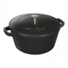 Staub La Cocotte 4,2 L runder Gusseisen-Schmortopf