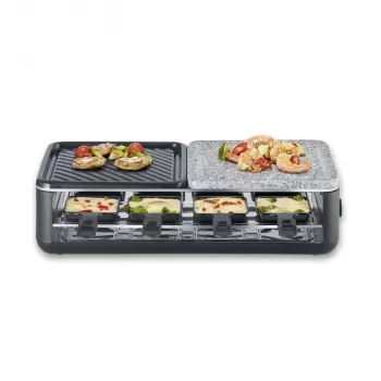 Raclette Grill Severin RG 2366 8 Personen 1300 W Schwarz