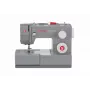 Nähmaschine SINGER Heavy Duty 4432 — elektrisch, 32 Stichmuster, 1-Stufen-Knopfloch, Freiarm, grau
