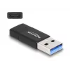 DeLOCK 60001 Adapter USB A USB C Schwarz
