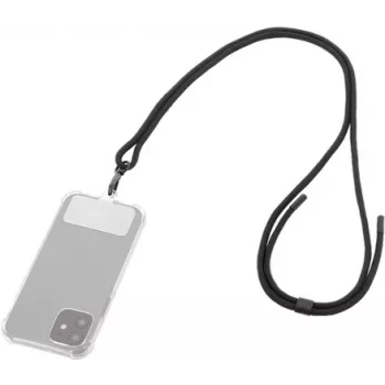 Mobilis Umhängeband, universelles Umhängeband, verstellbare Länge, inkl. Haken & Halterung, maximale Traglast: 5 kg (001340)