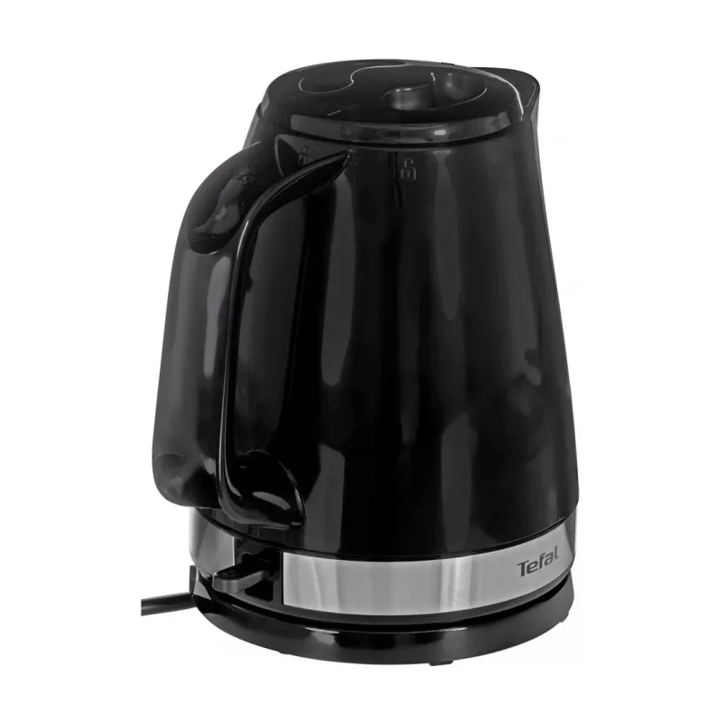 Elektrischer Wasserkocher Tefal KO150 1,5 L 2400 W – schwarz Edelstahl, kabellos, 360°-Basis