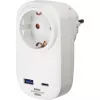 Netzstecker-Adapter Typ F Brennenstuhl 1508210010 Gerade Verbinder