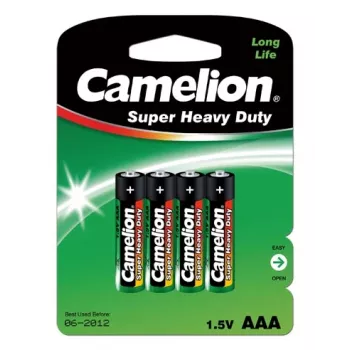 Einwegbatterie Camelion R03P-BP4G AAA Zink-Kohle