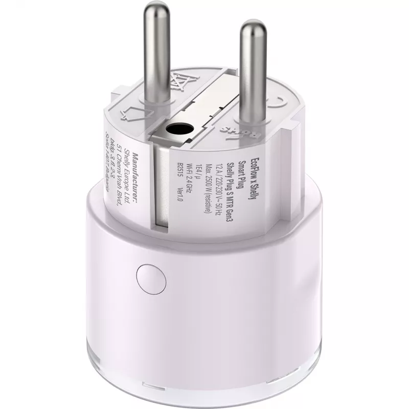 Smart-Steckdose EcoFlow EF-OS-SM002-SMP2SHEL Wi‑Fi Smart-Steckdose mit Energieüberwachung