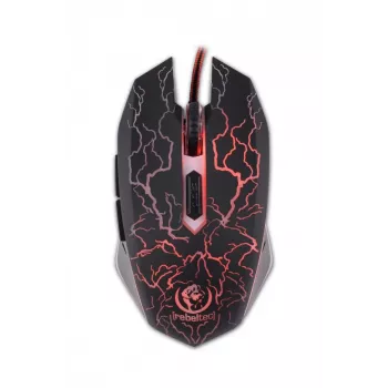 Rebeltec Diablo - Maus - optisch - 6 Tasten - kabelgebunden - USB