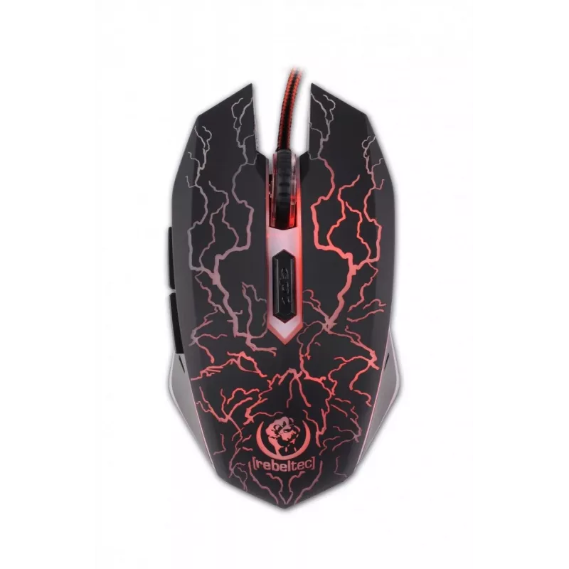 Rebeltec Diablo - Maus - optisch - 6 Tasten - kabelgebunden - USB