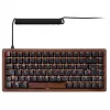 Sharkoon 100068081 Tastatur Home USB QWERTZ Deutsch Schwarz Holz 75%