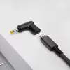 Kabeladapter Akyga AK-ND-C04 USB-C auf 4,0 x 1,7 mm Schwarz