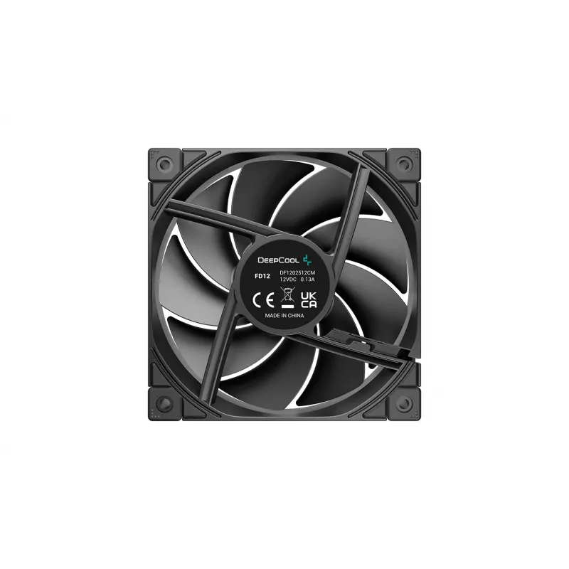 Lüfter DeepCool FD12 12 cm Schwarz 400-2050 U/min 109 m³/h