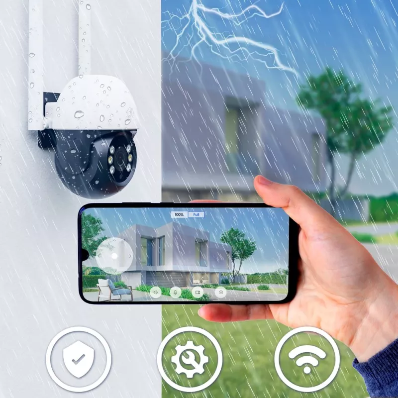 Extralink Perun Outdoor-Überwachungskamera EOC-268 | IP-Kamera | 1296p, PTZ