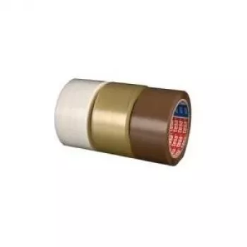 Packband Tesa 4024, 50 mm × 66 m, lösemittelfreier Kleber, braun