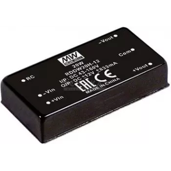 Netzteil mean well RDDW20F-15 — 20 W, 15 V, 0,666 A, RoHS