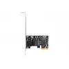 Interne Ethernet-Netzwerkkarte LANBERG PCE-1GB-201, PCI Express, 1× RJ-45 Gigabit (1000 Mbit/s), schwarz
