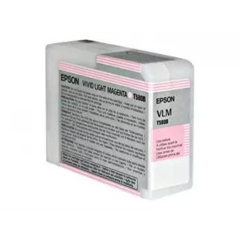 Epson Singlepack Vivid Light Magenta T580B00, Vivid light Magenta, Pigmentbasierte Tinte, 80 ml, 1 Stk.