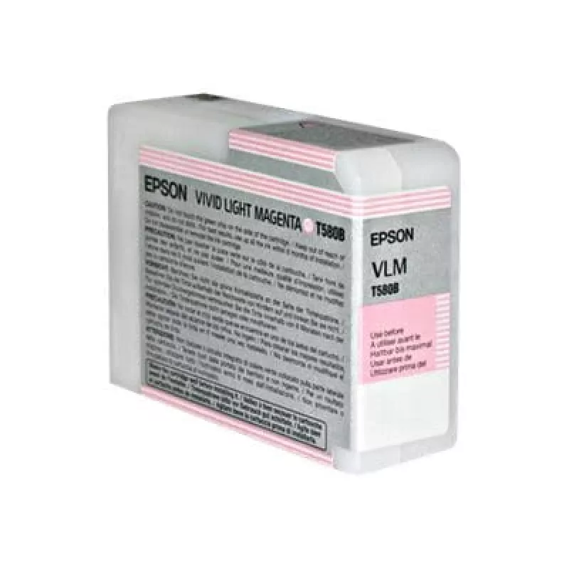 Epson Singlepack Vivid Light Magenta T580B00, Vivid light Magenta, Pigmentbasierte Tinte, 80 ml, 1 Stk.
