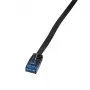 Logilink CF2113U Ethernet Patch Kabel Schwarz