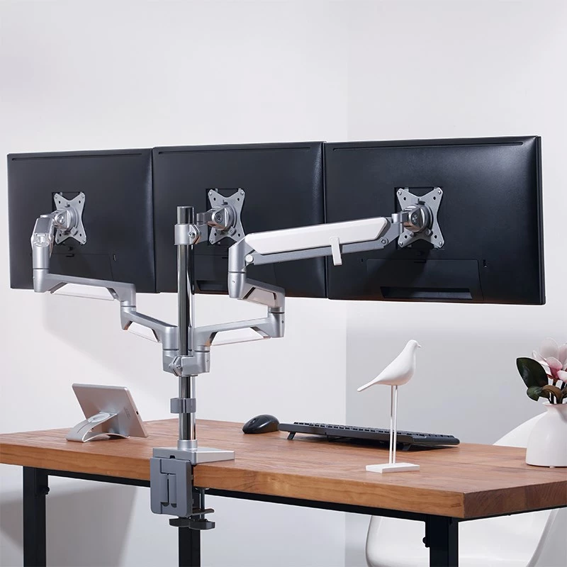 LogiLink BP0090 Monitorhalterung / Ständer 68,6 cm (27) Tisch Silber