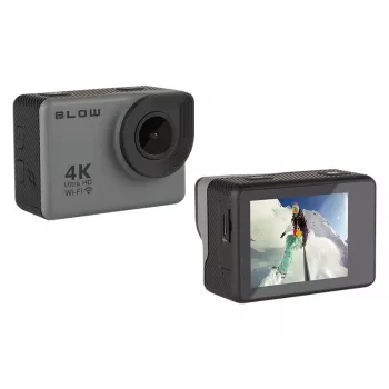 Action-Kamera BLOW 78-538 – 4K Ultra HD, 2-Zoll-Display, 170° Sichtfeld, Wi‑Fi, Bildstabilisator, microSD bis 64 GB