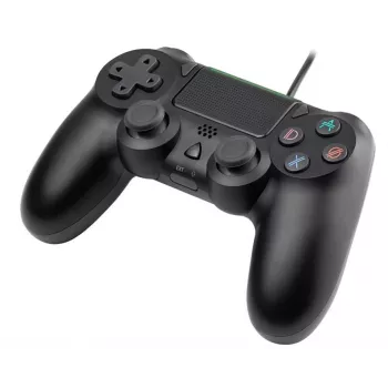 Kabel-Gamepad TRACER SHOGUN PRO Schwarz — 16 Tasten, analog/digital, 1,5 m Kabel, Vibration, PC/PS4/PS3