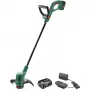 Akku-Rasentrimmer EasyGrassCut 18-260, 18 Volt (Grün/Schwarz, 2x Lithium-Ionen-Akku 2,0Ah, POWER FOR ALL ALLIANCE)