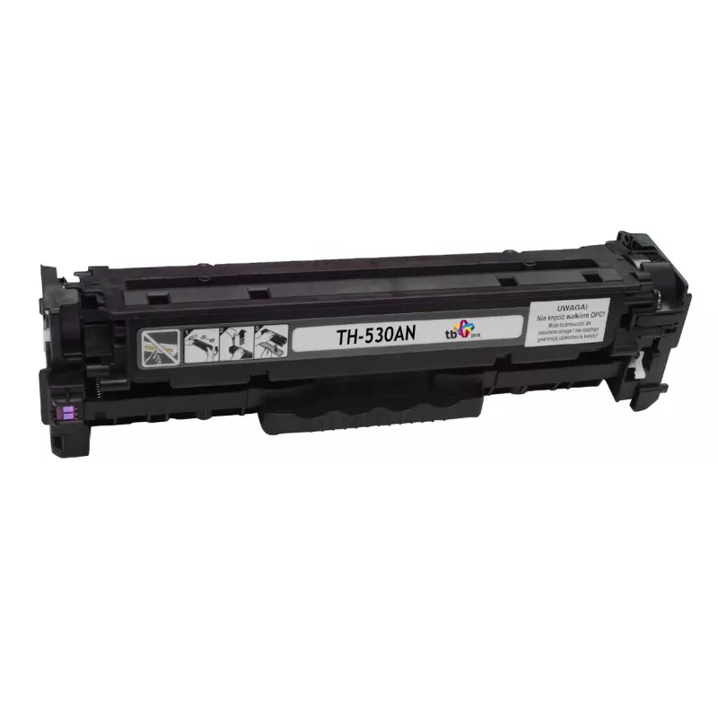 Toner TB kompatibel mit HP CC530A, 100% neu, Schwarz