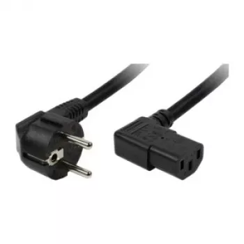 IEC-C13-Kupplung LogiLink Swiss-IEC 2 m Schwarz