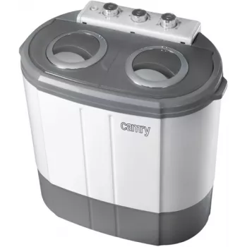 Camry Premium CR 8052 Waschmaschine Toplader 3 kg Grau, Weiß