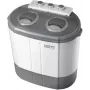 Camry Premium CR 8052 Waschmaschine Toplader 3 kg Grau, Weiß