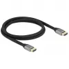 HDMI-Kabel DeLOCK Ultra High Speed 48 Gbps 8K 60 Hz grau 1 m