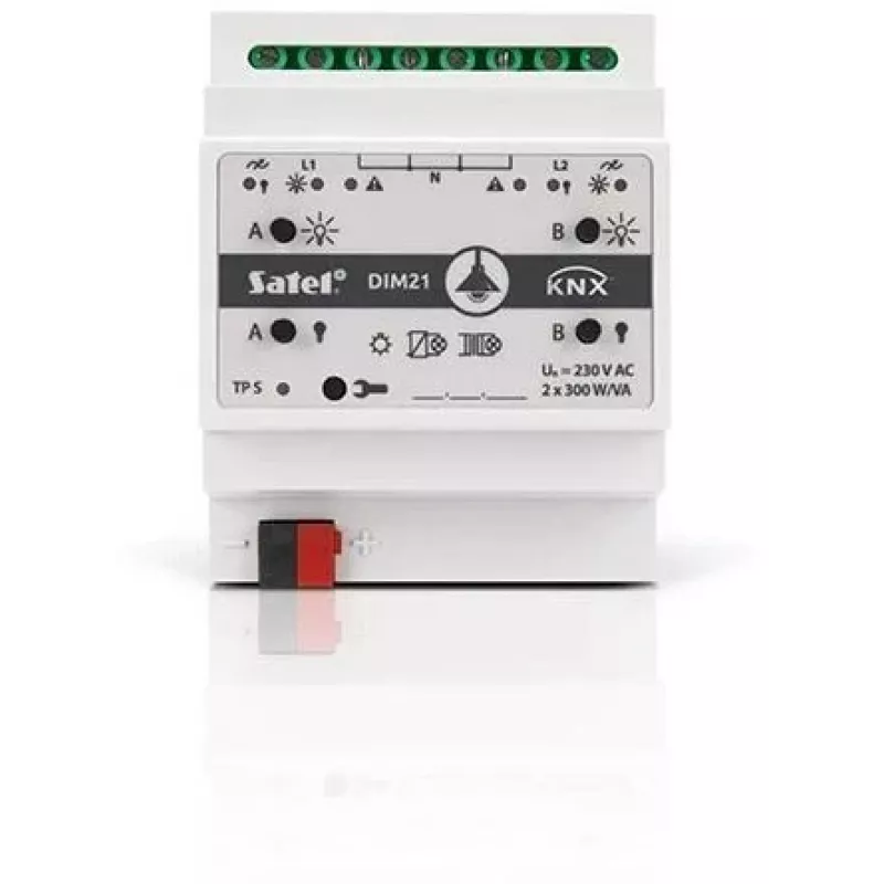 Satel KNX-DIM21 Smart-Home-Aktor DIN-Schienen-Dimmaktor