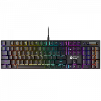 CANYON Tastatur Cometstrike GK-55 EN/RU Kabelgebunden