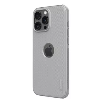 Schutzhülle Nillkin Super Frosted Shield Pro für iPhone 16 Pro, grau, starrer schlank-Cover