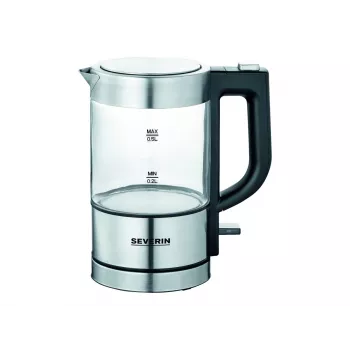 Severin WK 3472 Wasserkocher 0,5 L Silber 1100 W (WK3472)