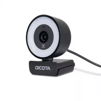 Webcam DICOTA D32066 5 MP 2592 x 1944 Pixel USB 2.0 Schwarz