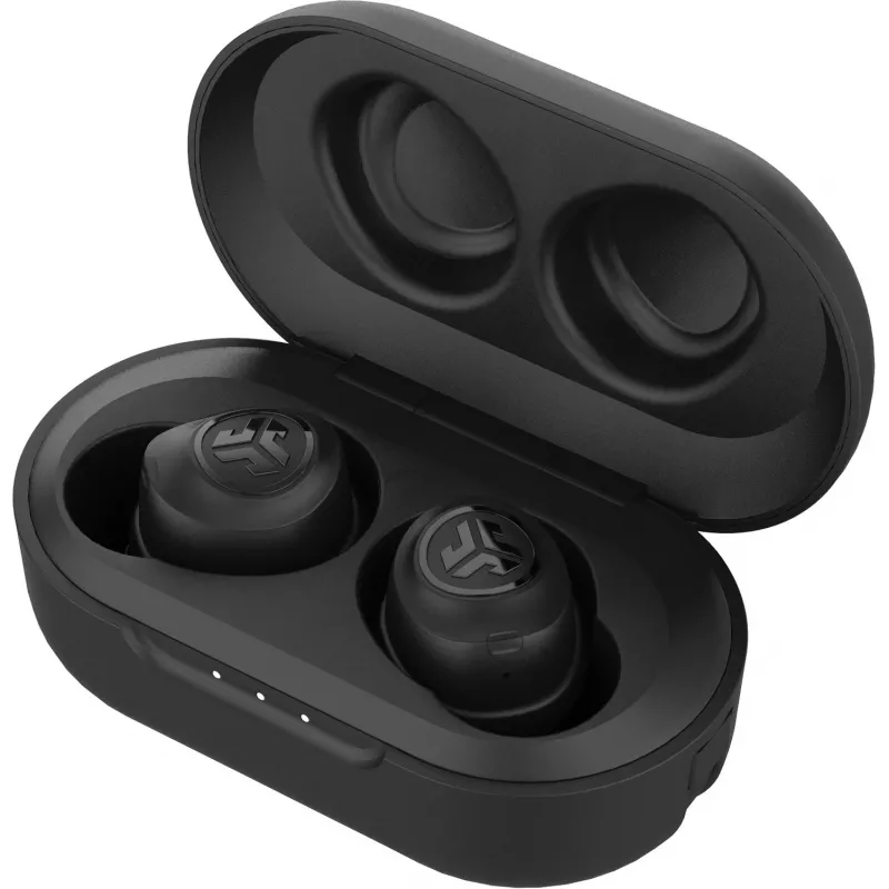 JLab JBuds Air True Headphones Kabellos In-Ear USB Typ-A Bluetooth Schwarz (IEUEBJBUDSAIRRBLK82)