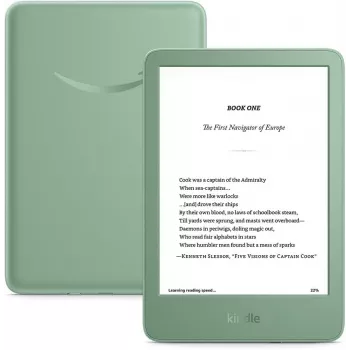 E-Book-Reader Amazon Kindle 11. Generation 6 Zoll 16 GB Wi‑Fi Matcha, USB-C, recycelter Kunststoff